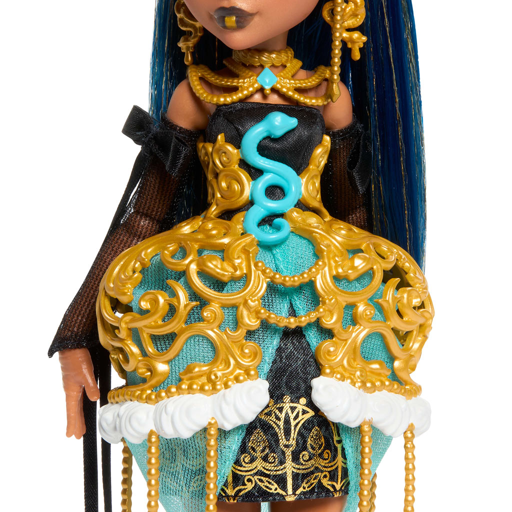 Monster High: Schaurig-süßer Geburtstag – Cleo De Nile Puppe mit Ballon und Geschenk - Mattel kép 3