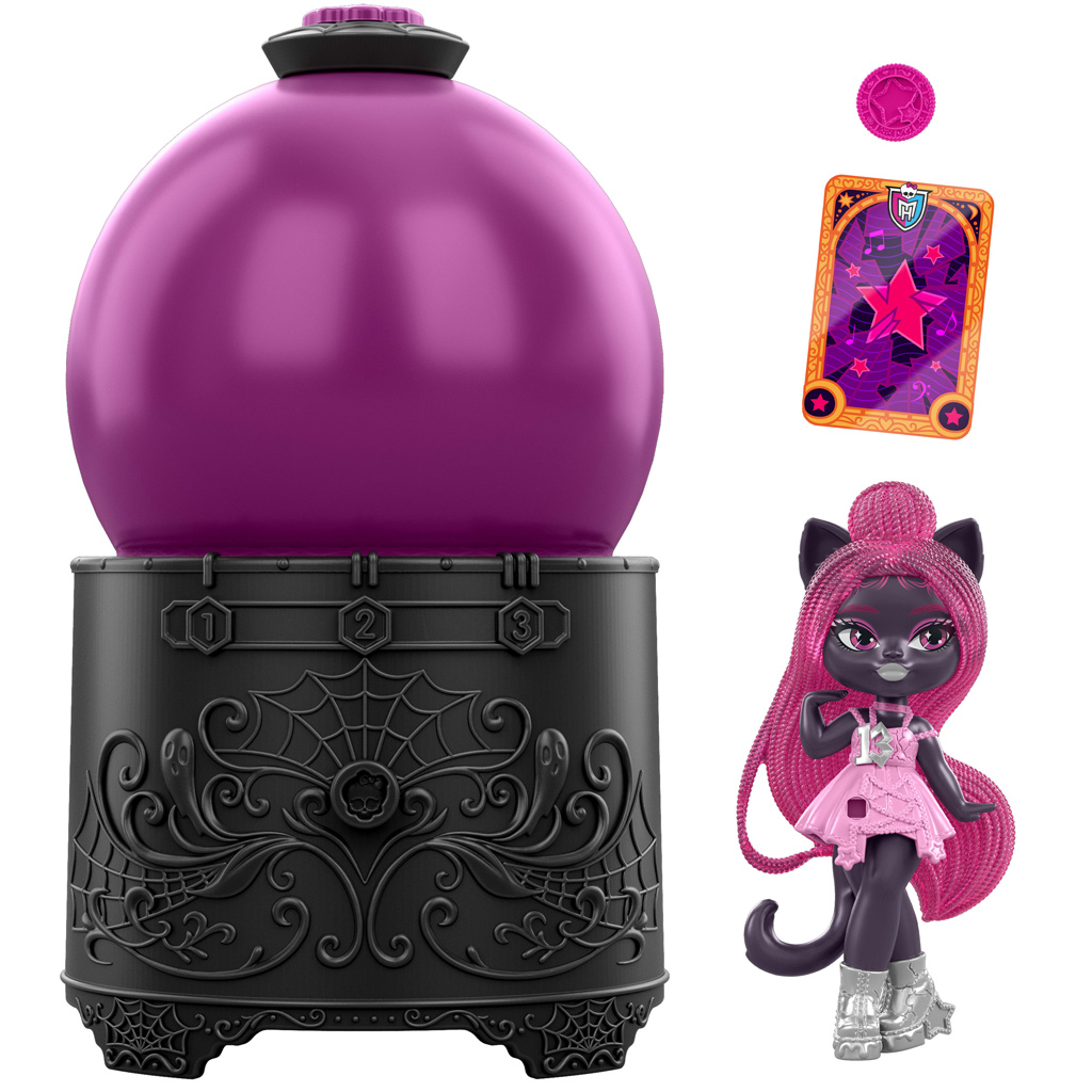 Monster High: Schreckenthüllung Überraschungspuppe in Kristallkugel 1 Stück – Mattel kép 4