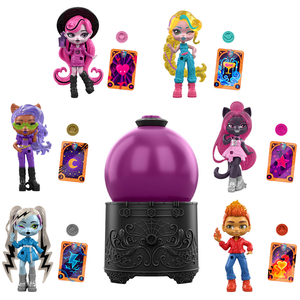Monster High: Schreckenthüllung Überraschungspuppe in Kristallkugel 1 Stück – Mattel kép 2