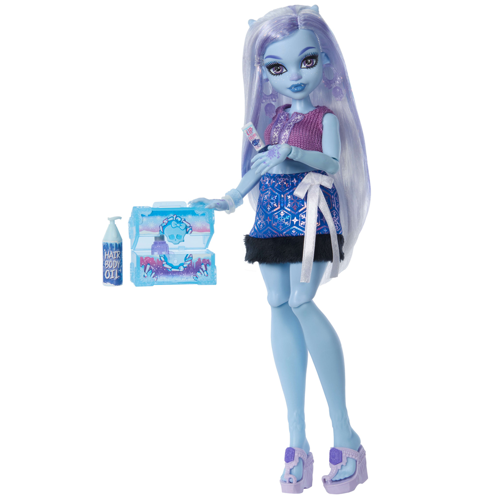 Monster High Gruselpflege Abbey Bominable Puppe mit Zubehör – Mattel kép 2