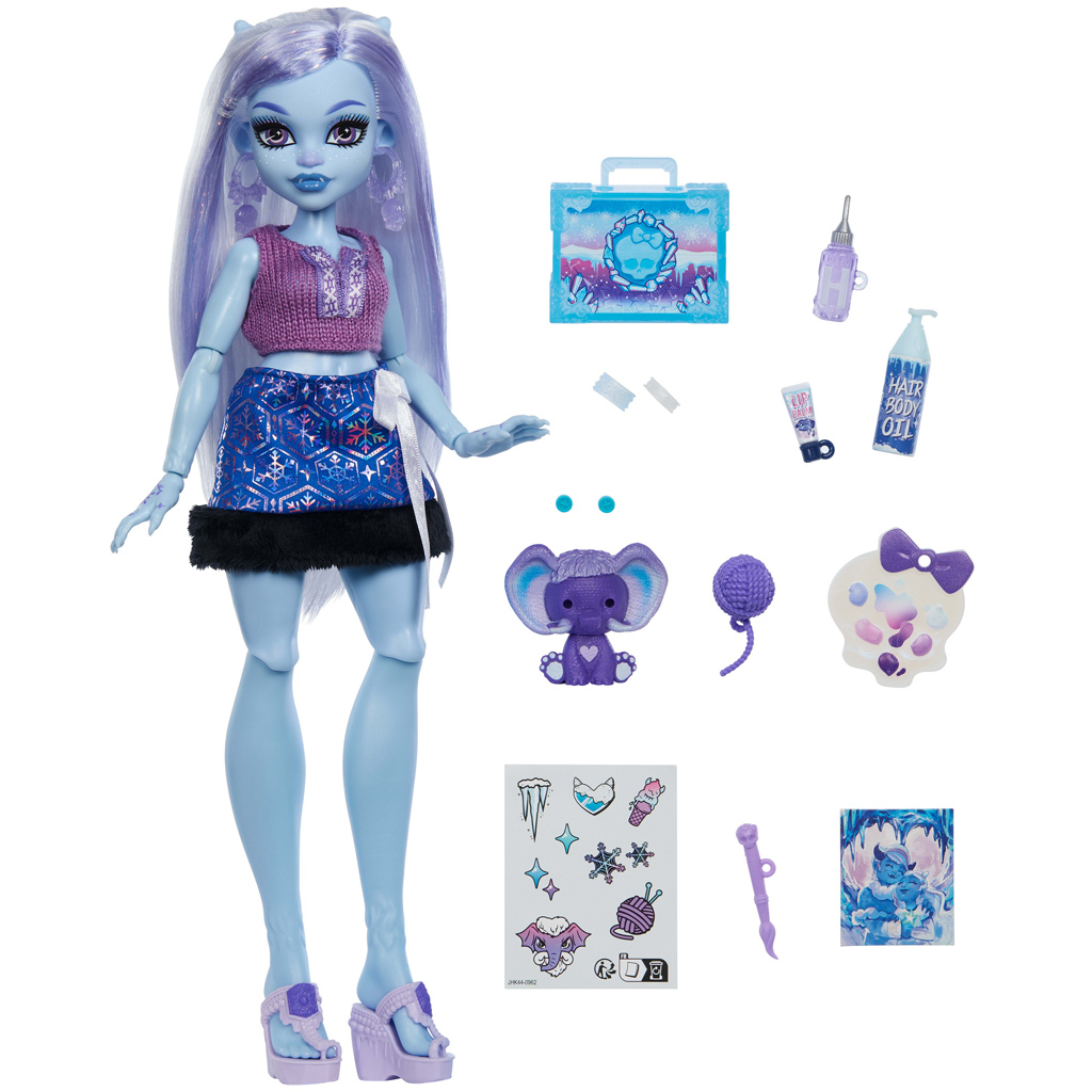 Monster High Gruselpflege Abbey Bominable Puppe mit Zubehör – Mattel kép 3