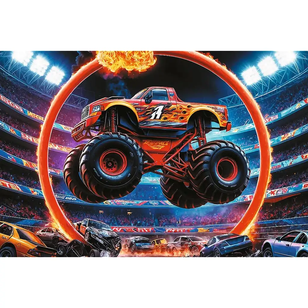 Monster Truck Show 60-teiliges Puzzle - Trefl kép 2