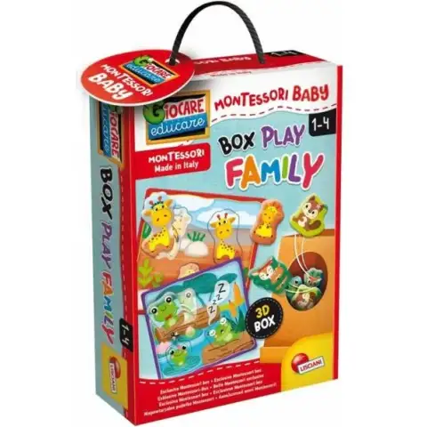 Montessori: Baby Box Fertigkeitsentwicklungs-Formenpuzzle - Tiere