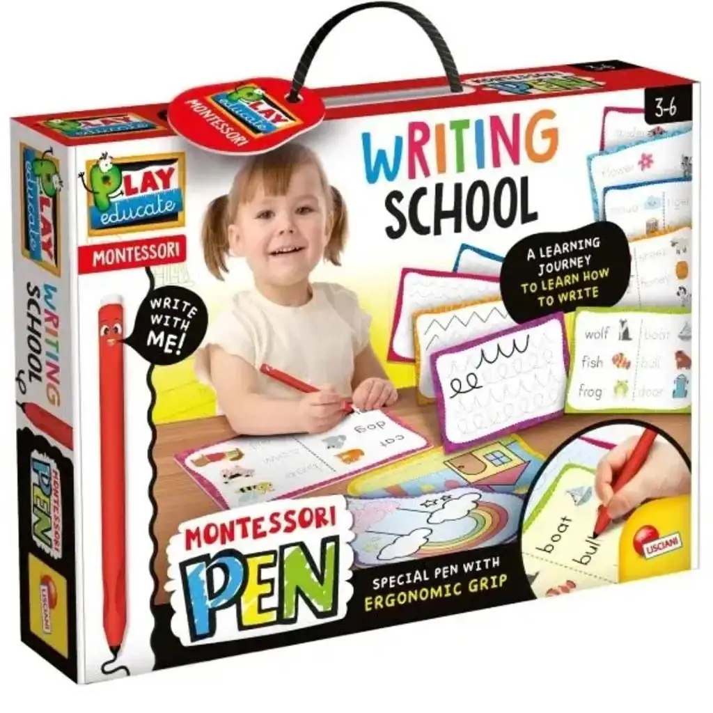 Montessori-Stift: Fertigkeitsförderndes Set mit Spezialstift – Lisciani