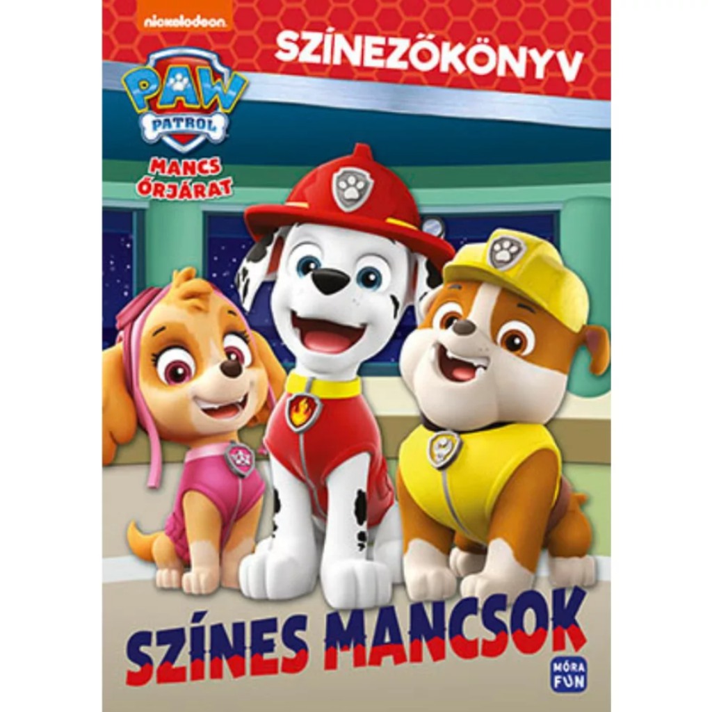 Móra: Paw Patrol - Bunte Pfoten Malbuch