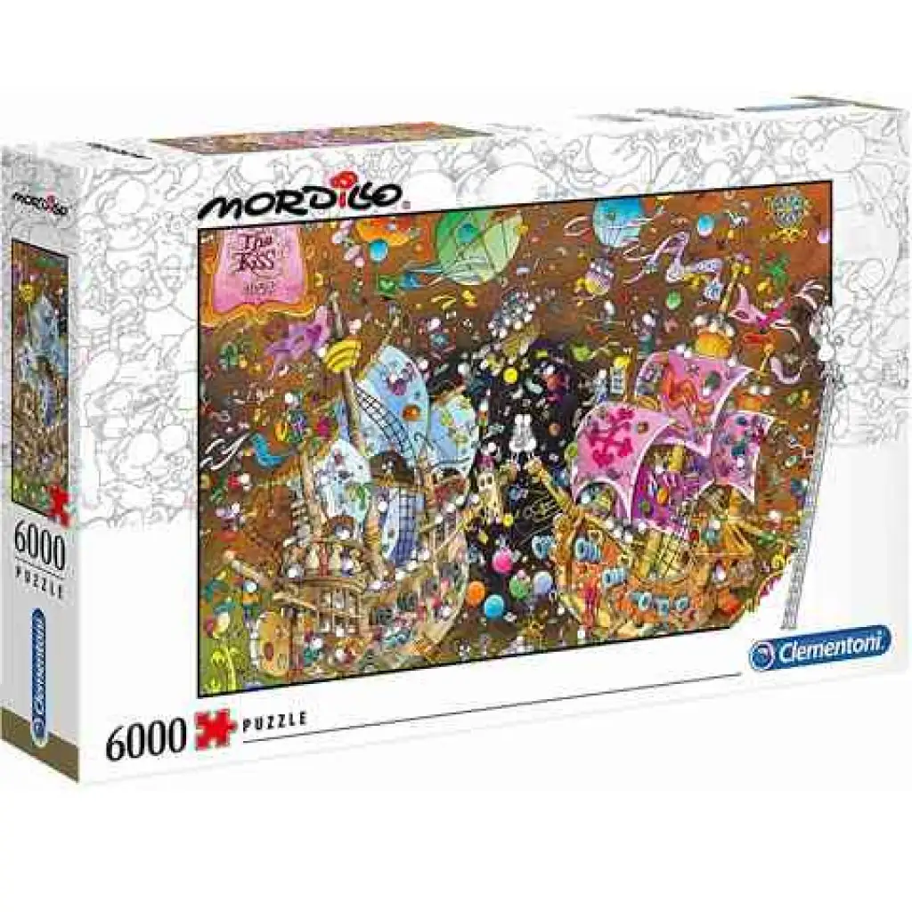 Mordillo A csók puzzle 6000db-os - Clementoni kép 1