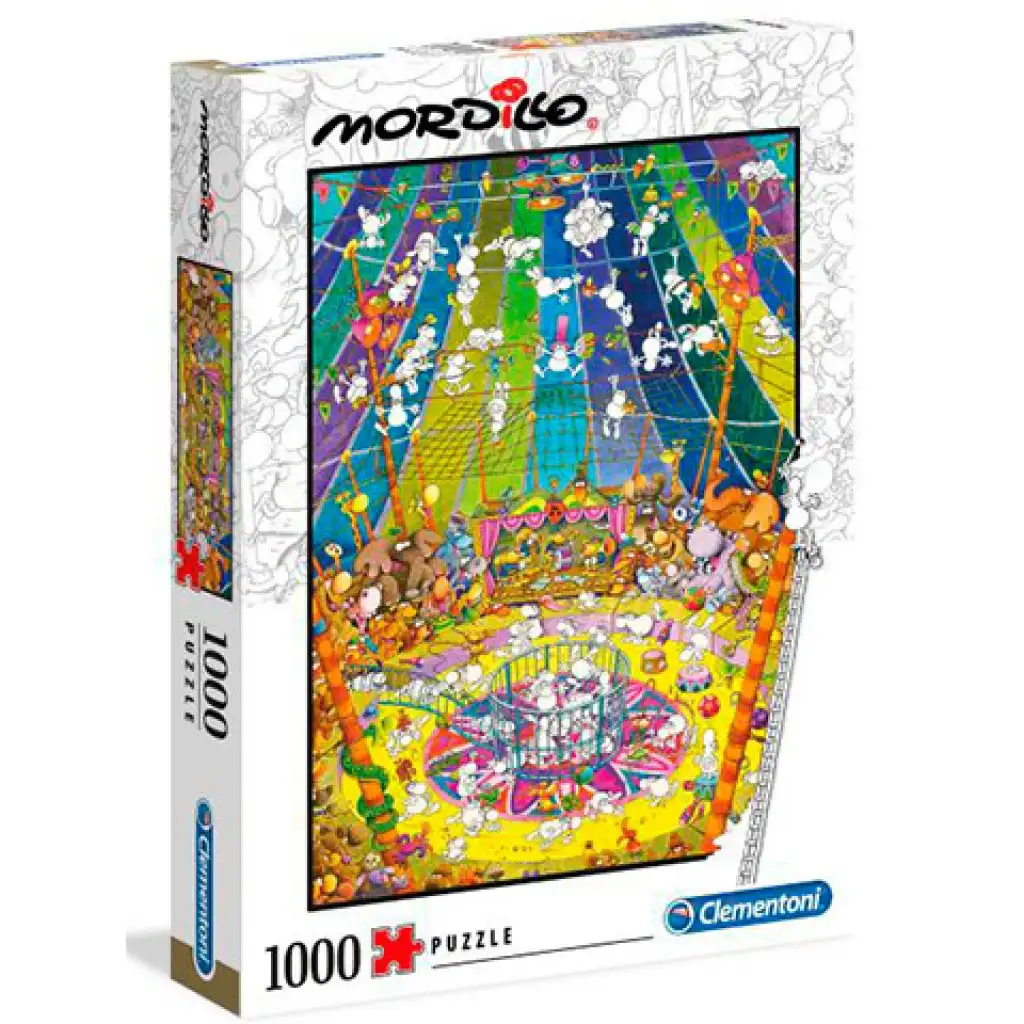 Mordillo Die Show Puzzle 1000 Teile - Clementoni kép 1