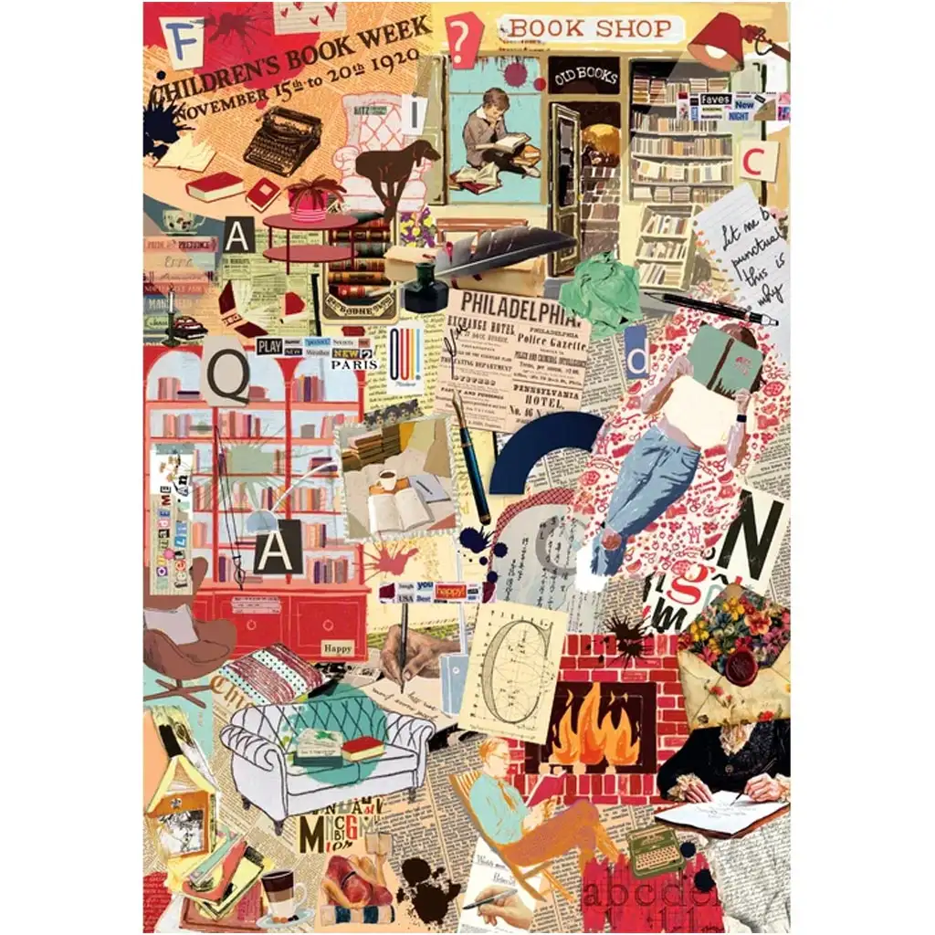 More is More: Bücher und Schreiben HQC 1000-teiliges Puzzle - Clementoni kép 2