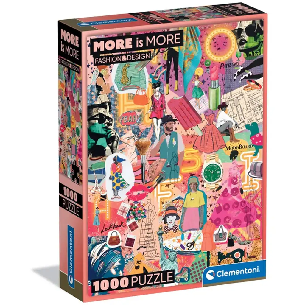 More is More: Mode und Design HQC 1000-teiliges Puzzle - Clementoni