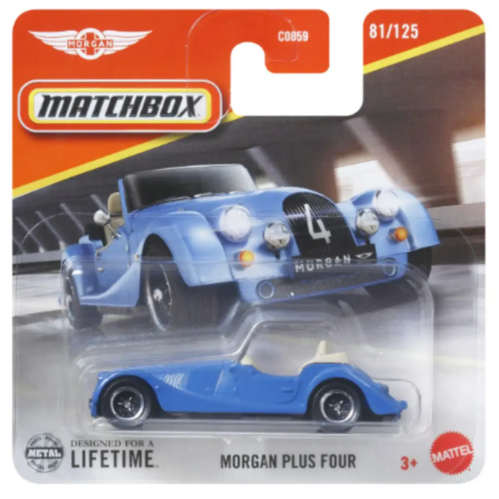 Matchbox: Morgan Plus Four Spielzeugauto 1/64 – Mattel