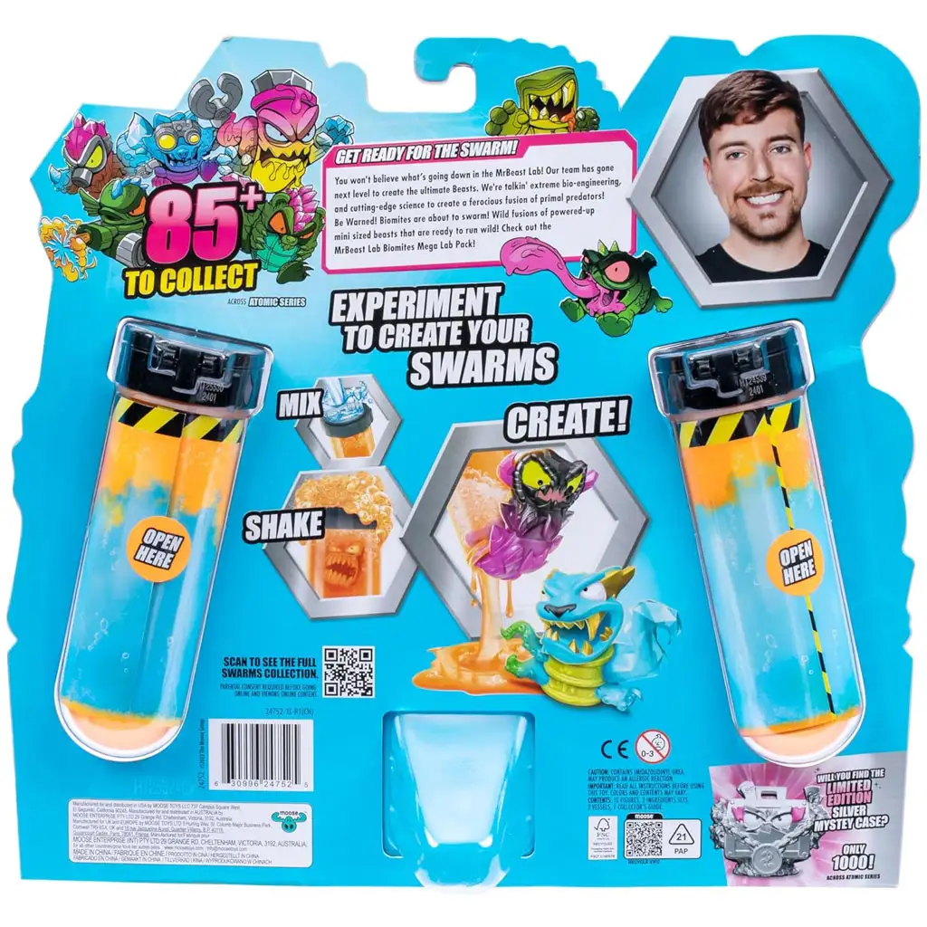 Mr. Beast: Lab Swarms Große Monsterlabor 12er-Set Serie 2 kép 3