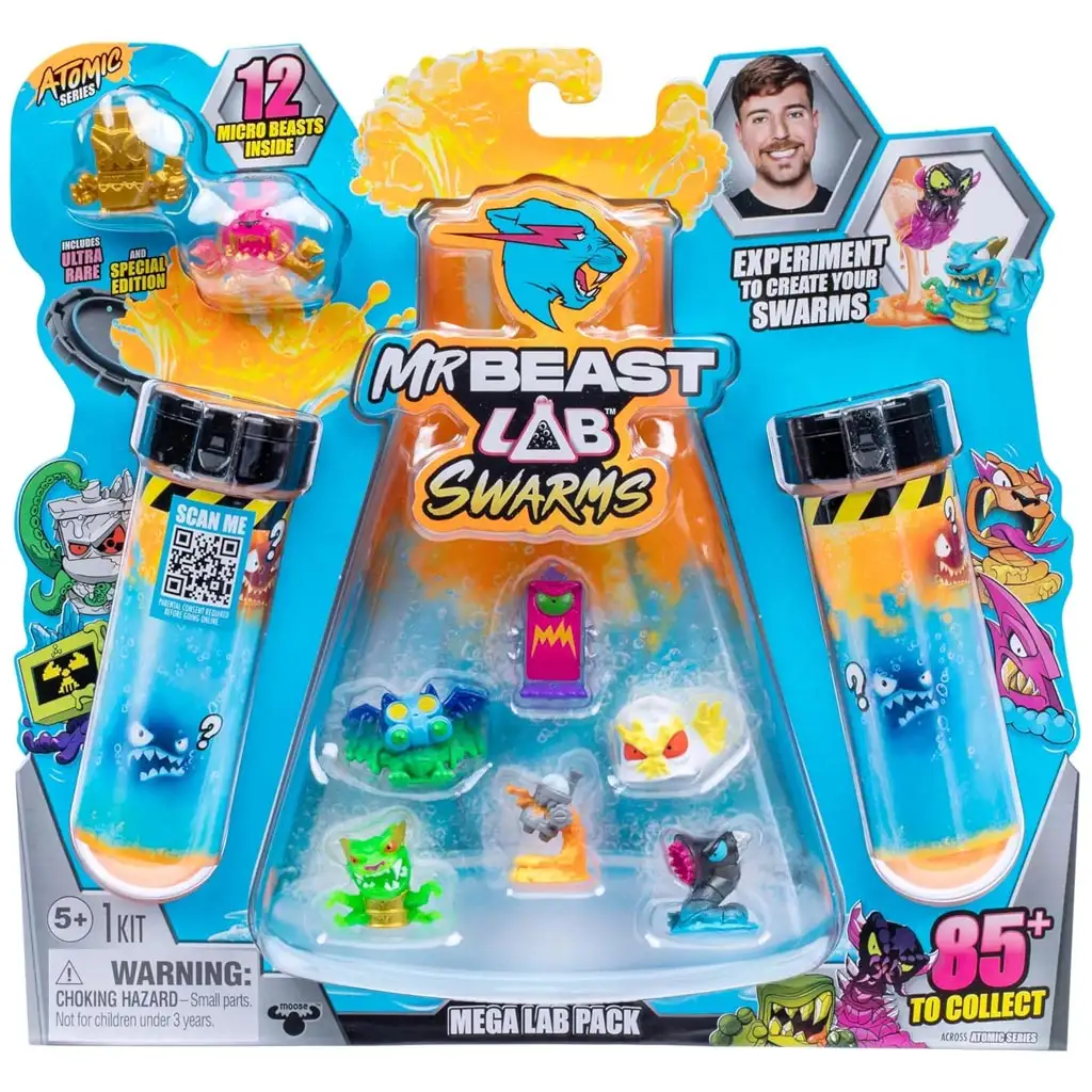 Mr. Beast: Lab Swarms Große Monsterlabor 12er-Set Serie 2