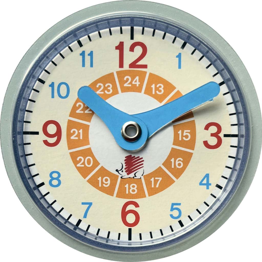 ICO: Kunststoff-Schuluhr Igel