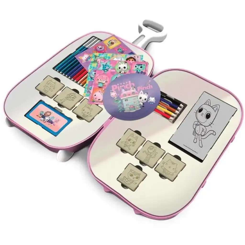 Gabis Puppenhaus Stempelset im rollbaren Koffer - Multiprint kép 2