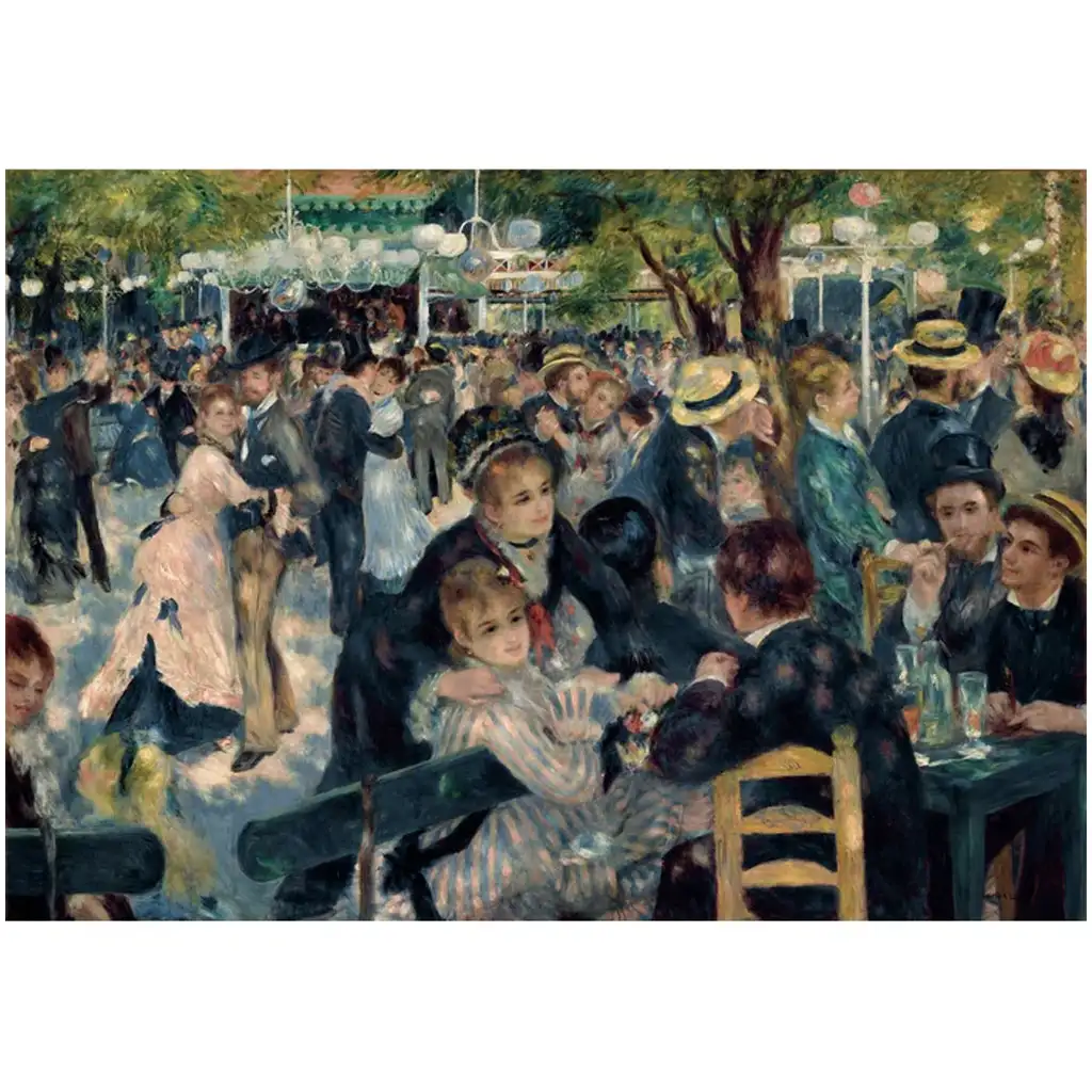 Museum Collection: Renoir - Ball im Moulin de la Galette 1000-teiliges Puzzle mit Poster - Clementoni kép 2