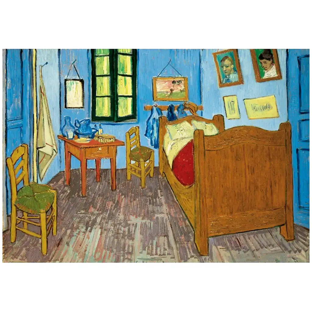Museum Collection: Van Gogh - Van Goghs Zimmer in Arles 1000-teiliges Puzzle mit Poster - Clementoni kép 2