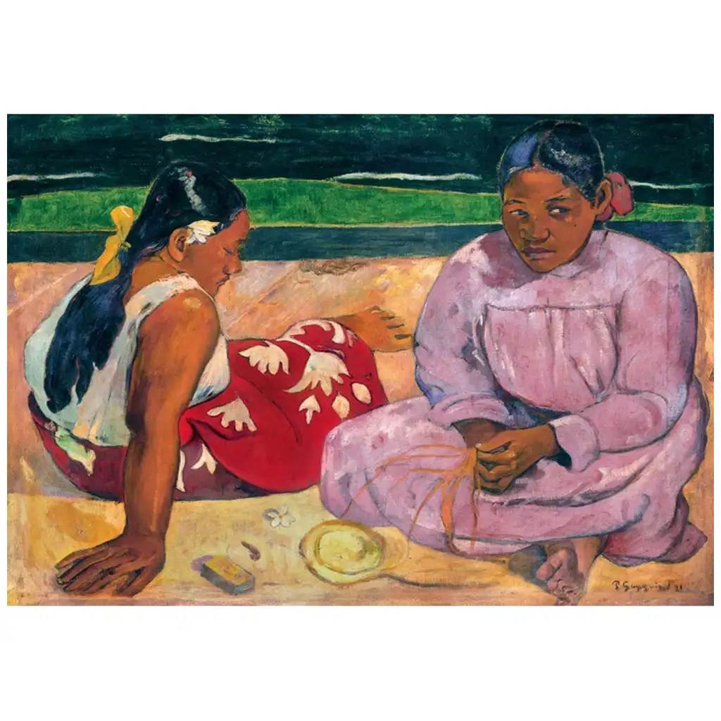 Museum Collection: Gauguin - Frauen von Tahiti am Strand 1000-teiliges Puzzle mit Poster - Clementoni kép 2