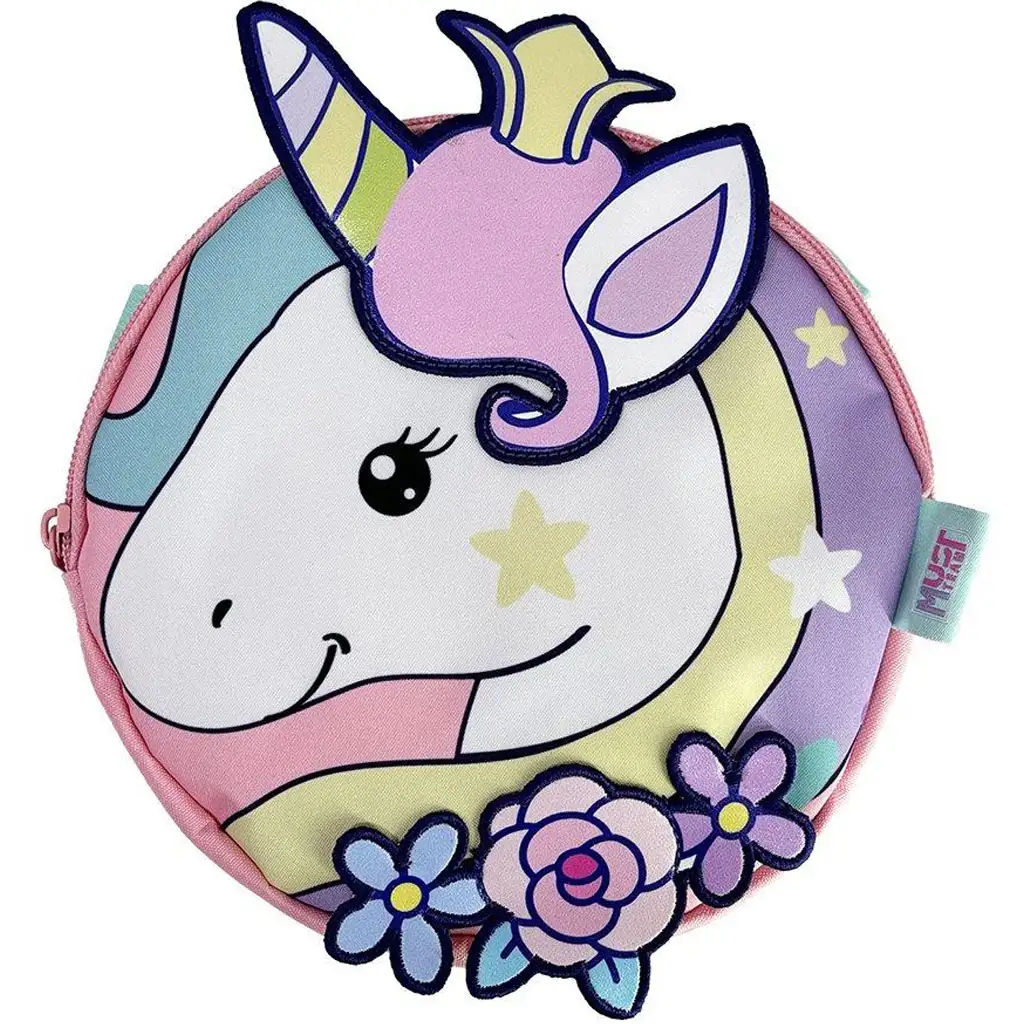 Luna: Must Team Unicorn 1-Fach Kindergartenrucksack mit abnehmbarer Gürteltasche 28x14x33cm kép 3