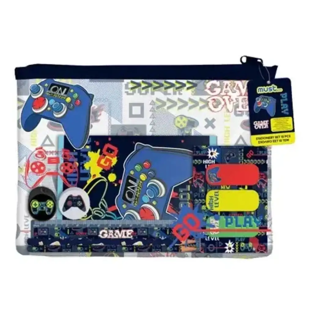 Luna: Must Jungen-Schreibwarenset, 10-teilig