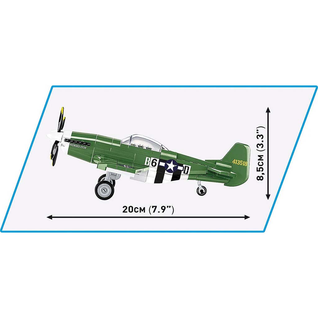 COBI: Mustang P-51D Jagdflugzeug Bausatz (5860) kép 6