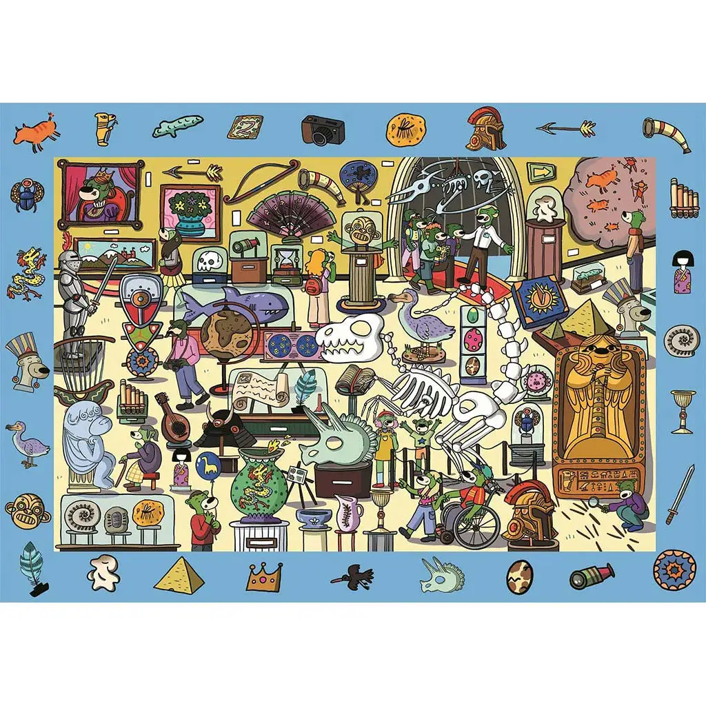 Spy Guy 100-teiliges Puzzle Museum - Trefl kép 2