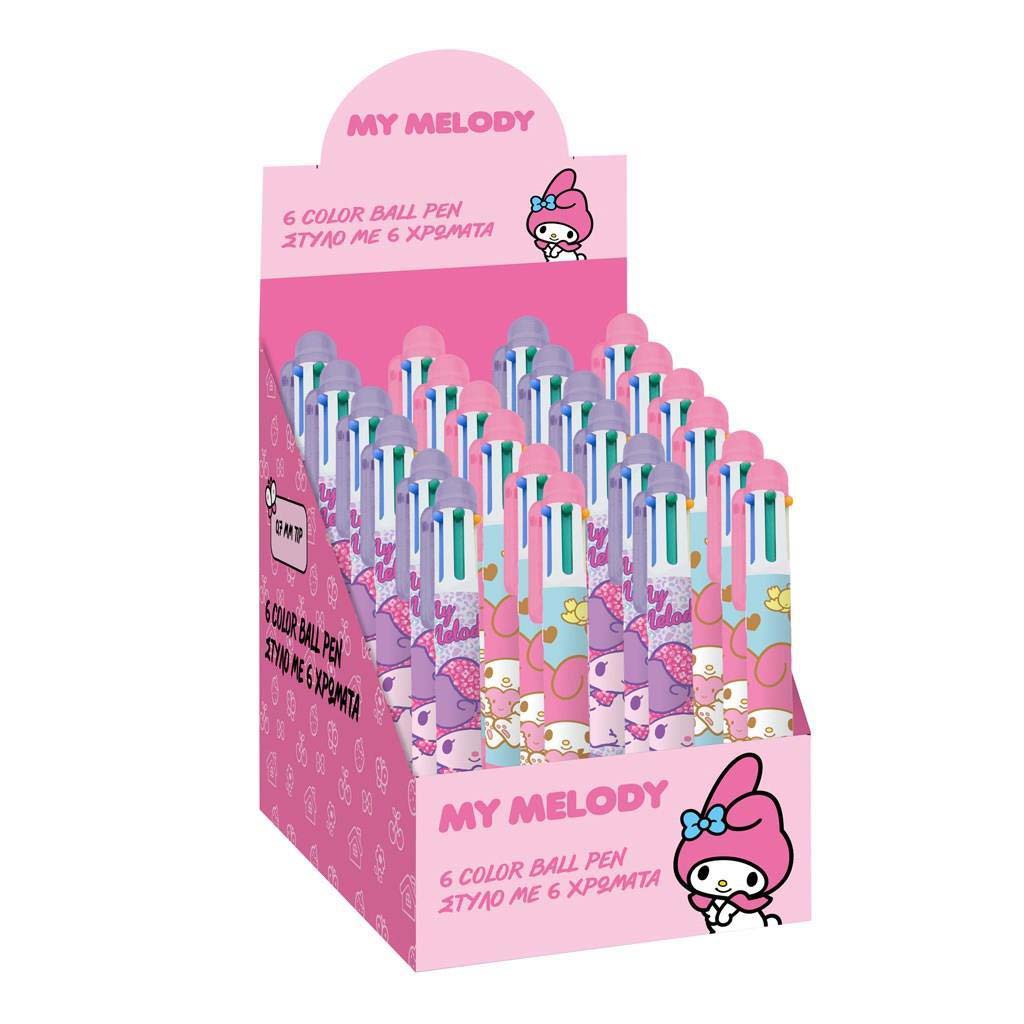 Luna: My Melody 6-farbiger Kugelschreiber, verschiedene Ausführungen, 1 Stück kép 1