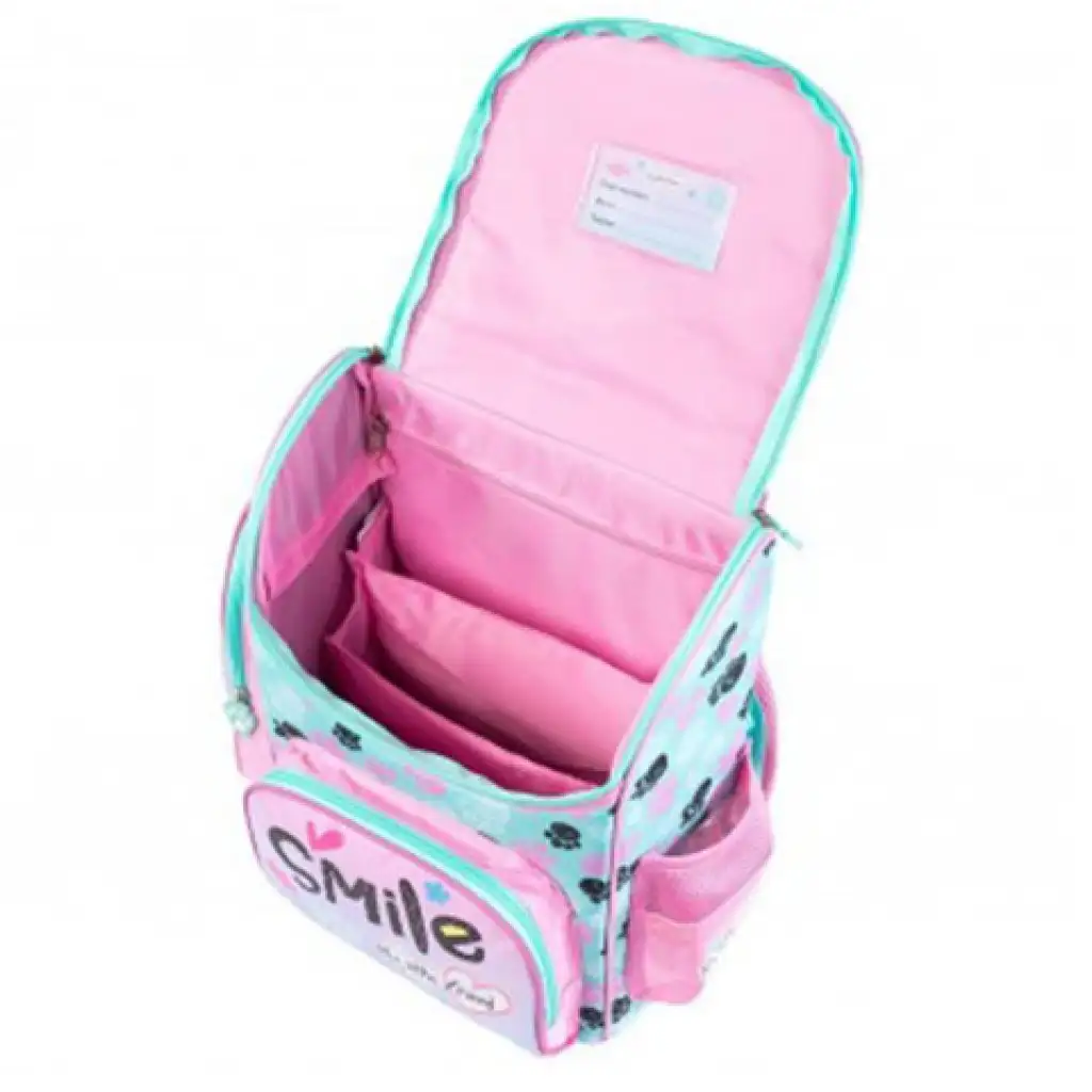 My little friend Smile Katzen-Schulranzen 35,5x27,5x16cm kép 3