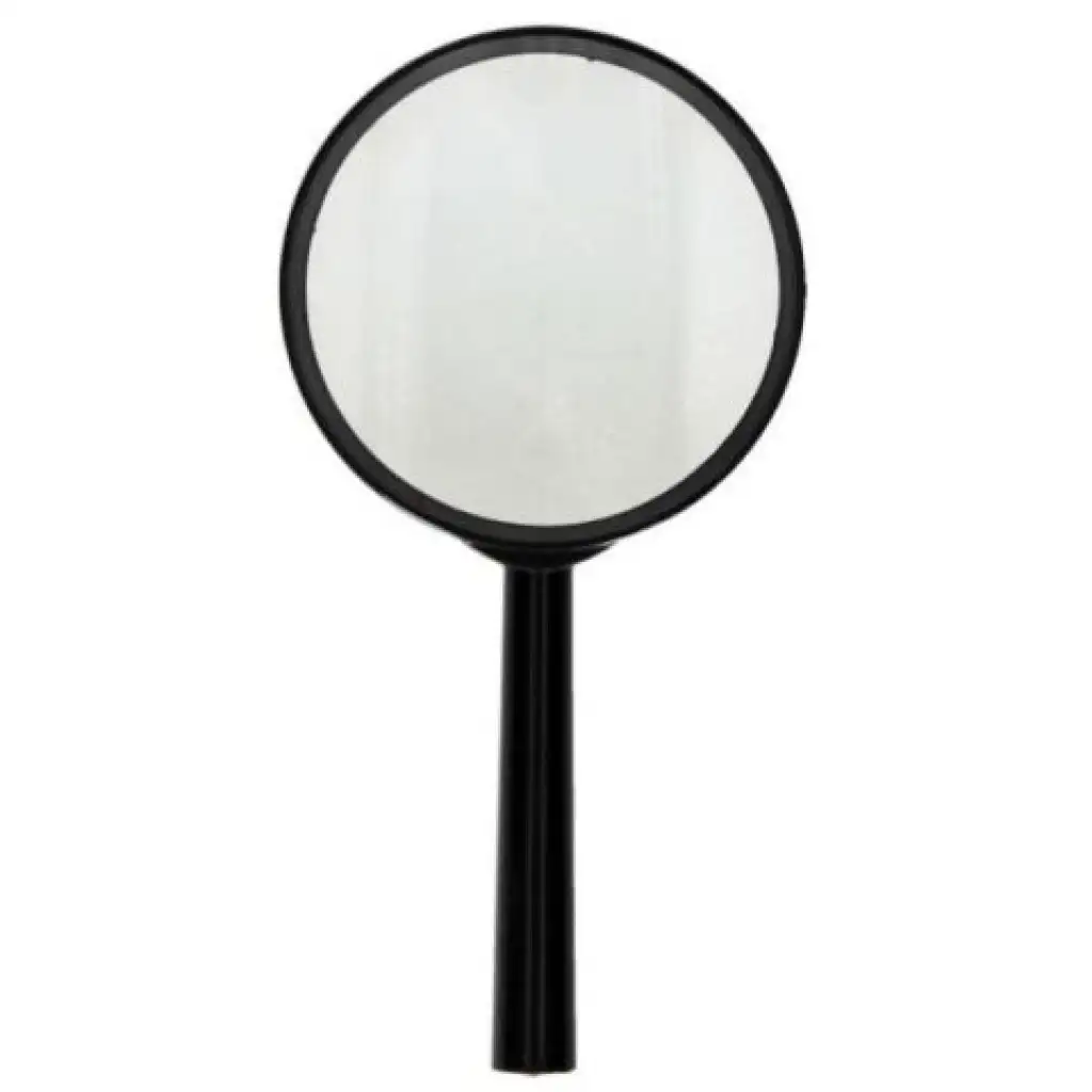 Spirit: Schwarze 70mm Kunststoffgriff-Lupe