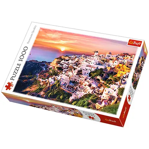 Santorini Sonnenuntergang 1000-teilige Puzzle - Trefl