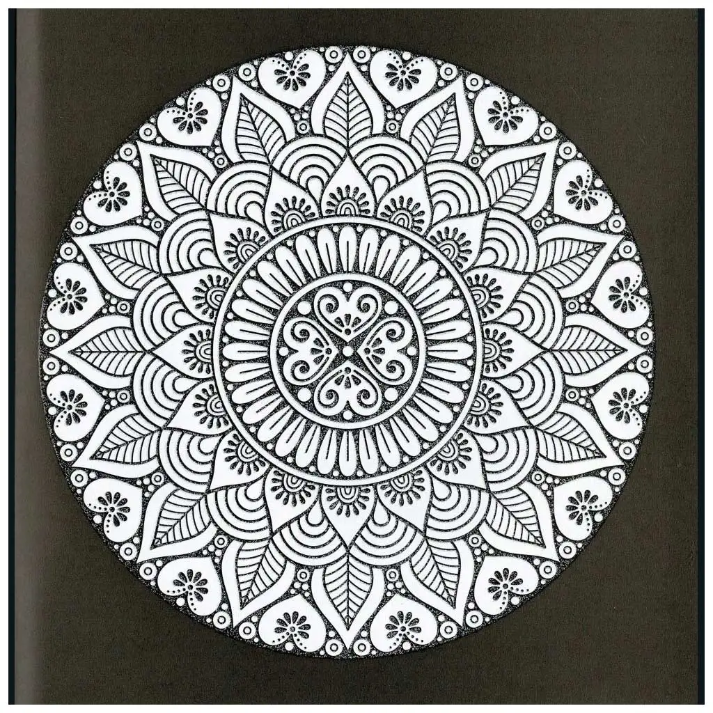 Glitzernde Malbücher - Mandalas kép 2