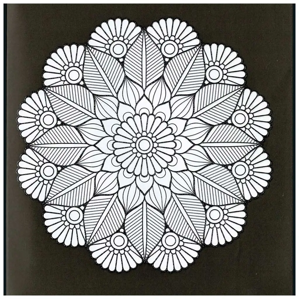 Glitzernde Malbücher - Mandalas kép 3