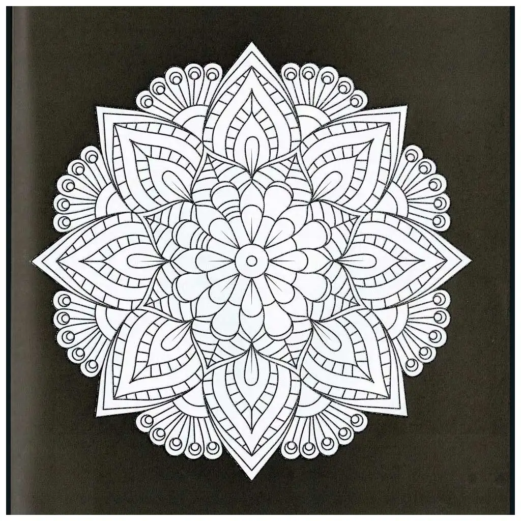 Glitzernde Malbücher - Mandalas kép 4