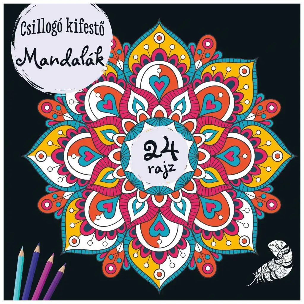 Glitzernde Malbücher - Mandalas