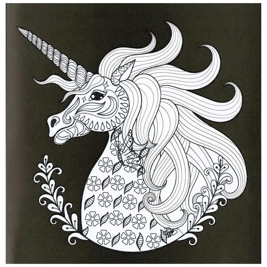 Glitzernde Malbücher - Einhörner kép 2