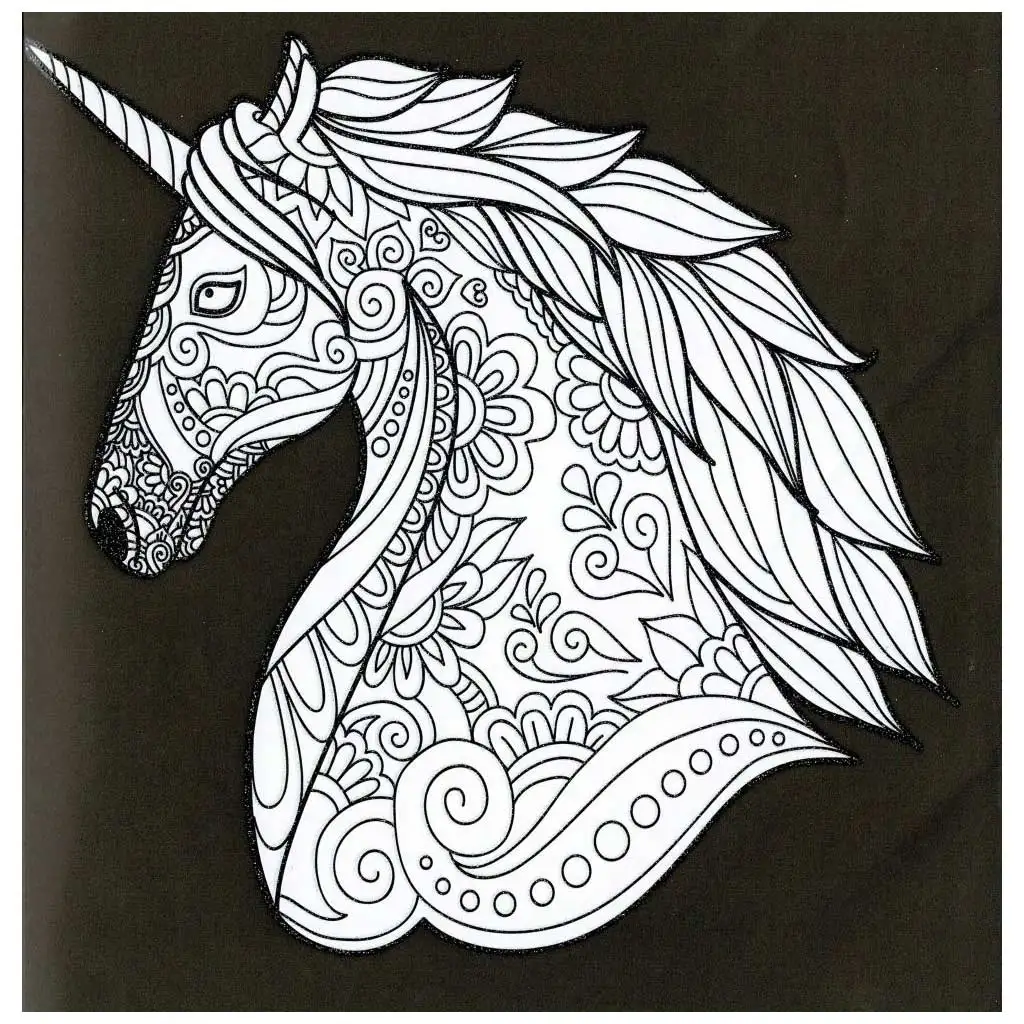 Glitzernde Malbücher - Einhörner kép 3