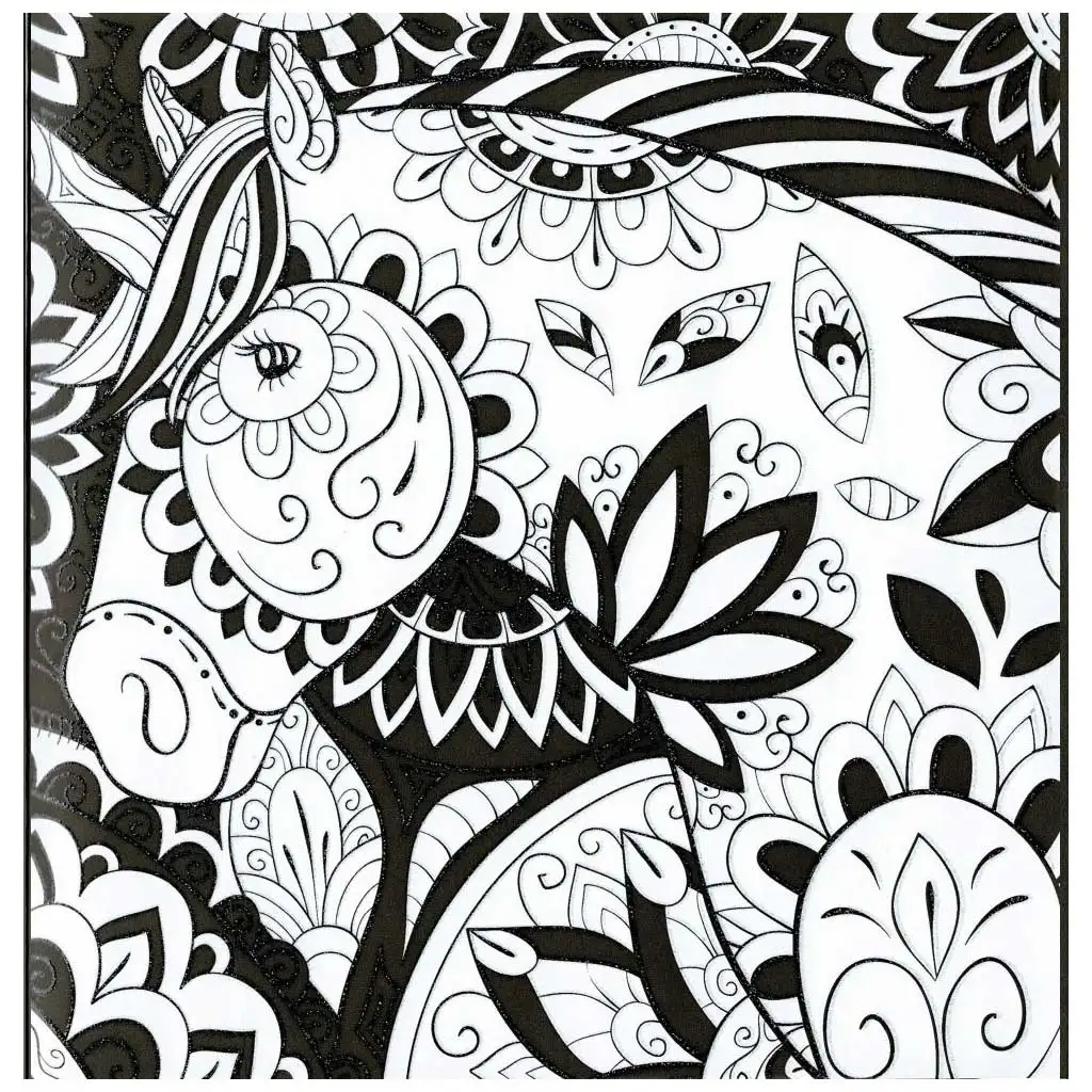 Glitzernde Malbücher - Einhörner kép 5