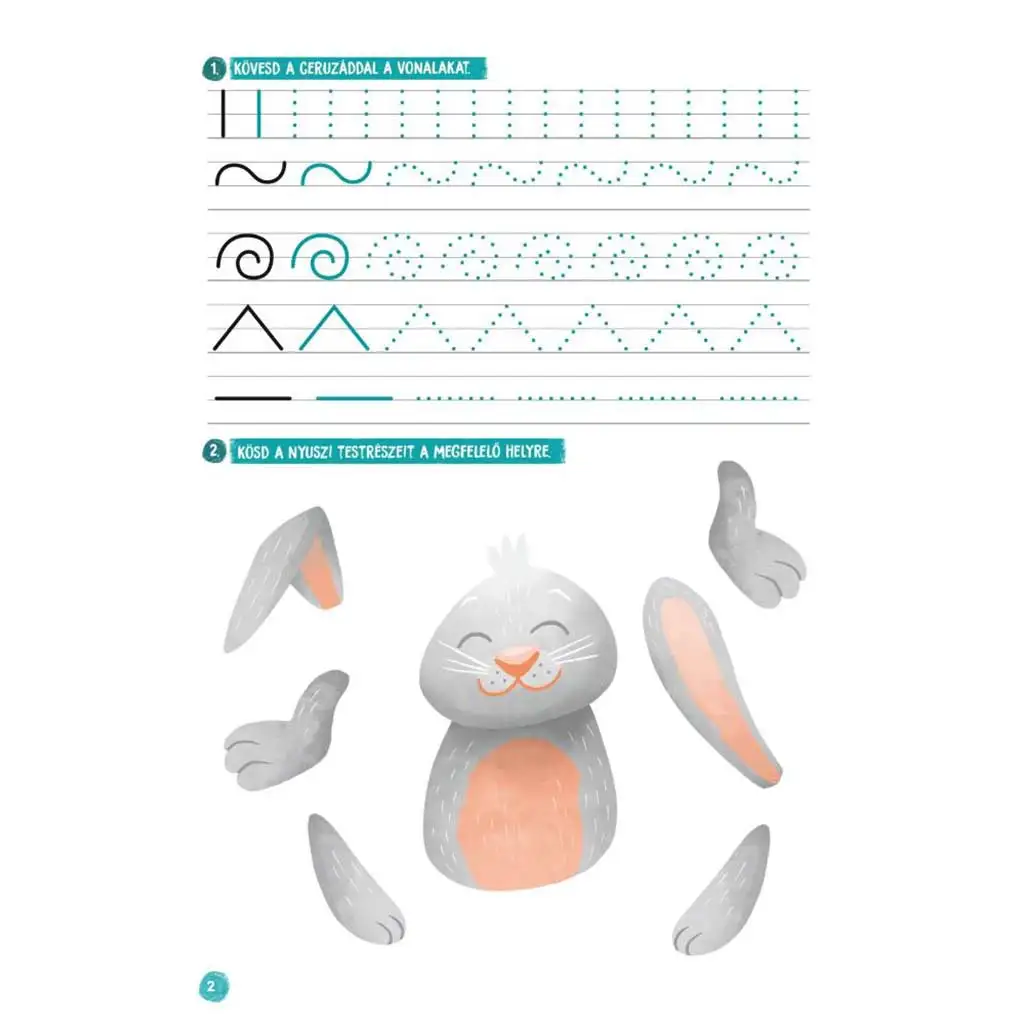 Minitanoda - Schulvorbereitende Aufgaben für die mittlere Gruppe kép 2