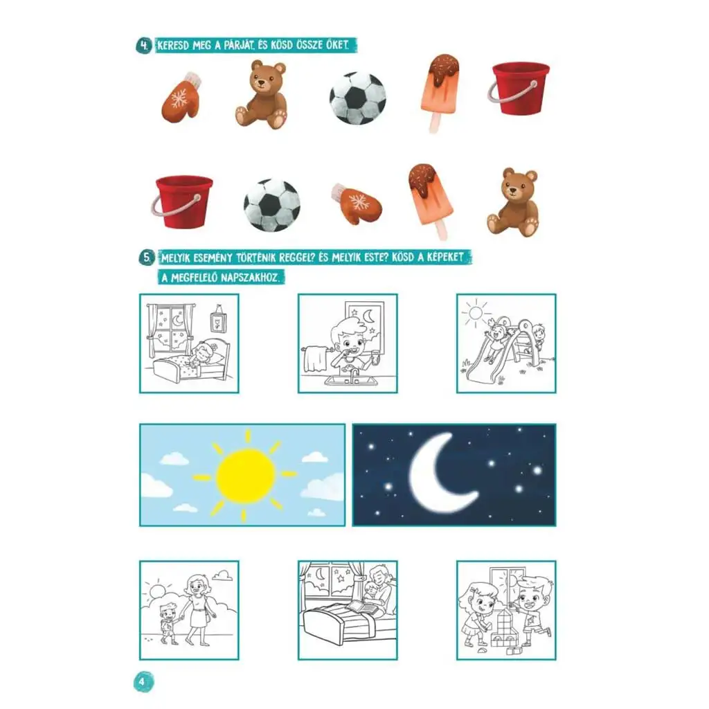 Minitanoda - Schulvorbereitende Aufgaben für die mittlere Gruppe kép 4