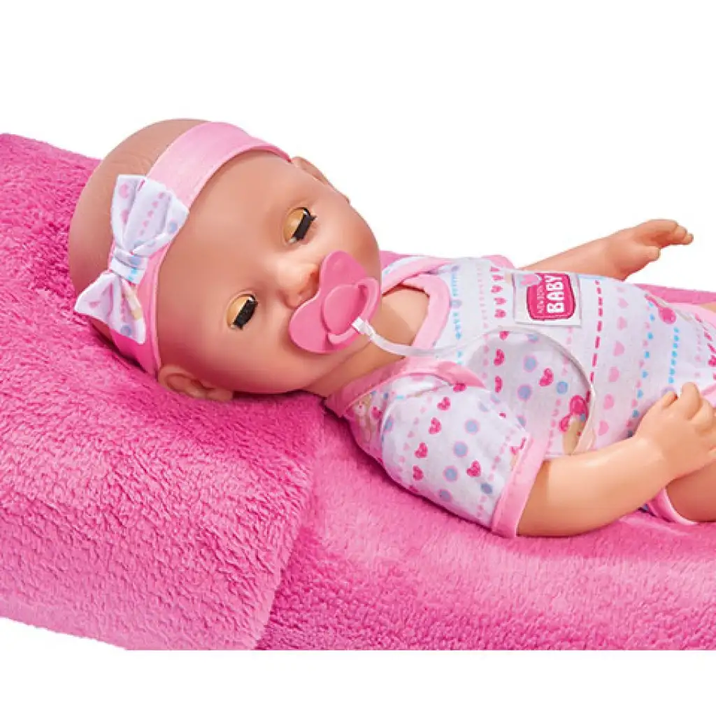 New Born Baby Puppe mit Zubehör 43cm - Simba Toys kép 3