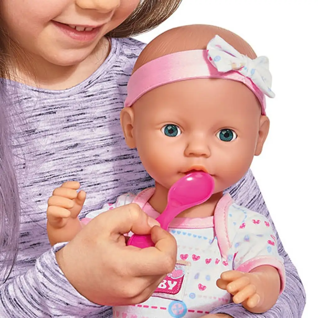New Born Baby Puppe mit Zubehör 43cm - Simba Toys kép 4