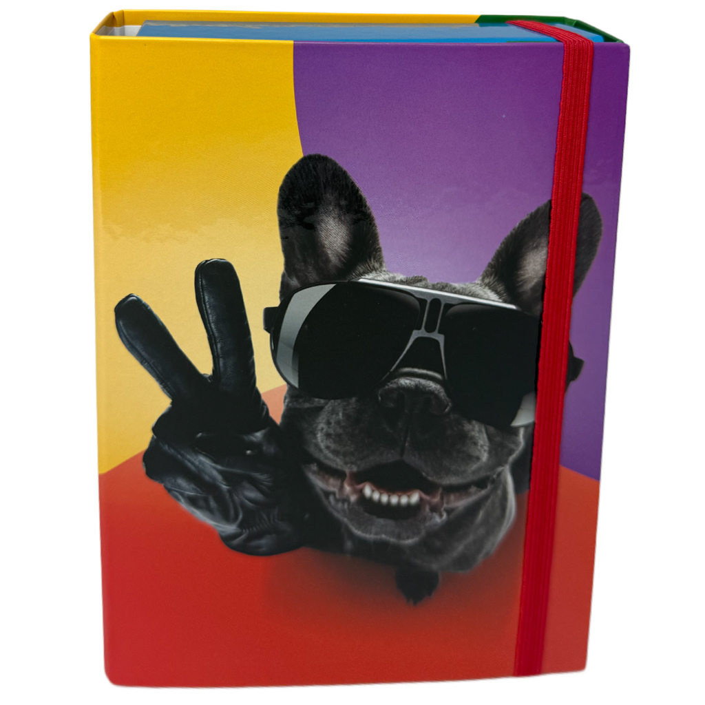 Nebulo: Heftbox A/5 Größe Cooler Bulldogge