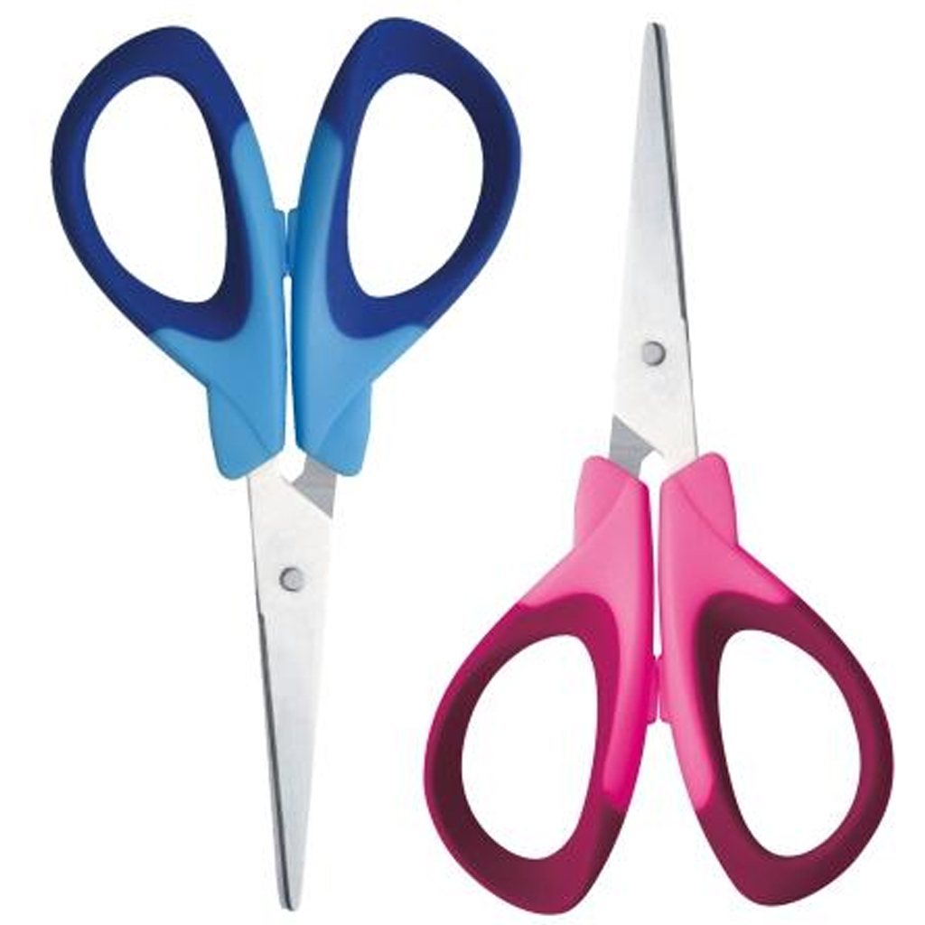 Nebulo: Ergonomische spitze Schulschere 14 cm in verschiedenen Ausführungen