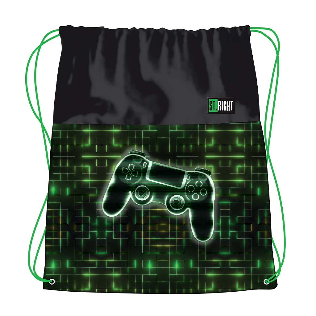 St.Right Neon Pad Turnbeutel, Sportbeutel 43x34 cm
