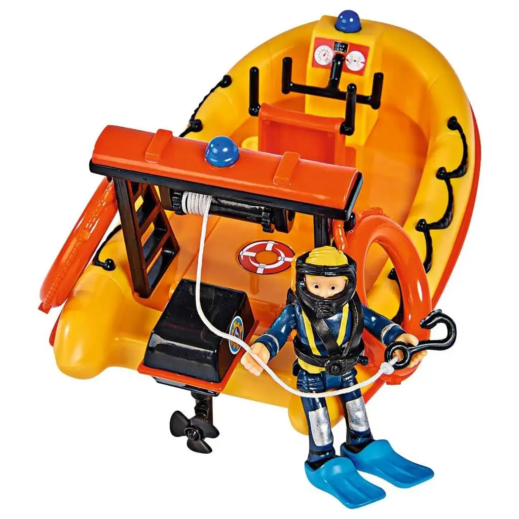 Sam der Feuerwehrmann: Neptun Motorboot mit Penny Figur - Simba Toys kép 3