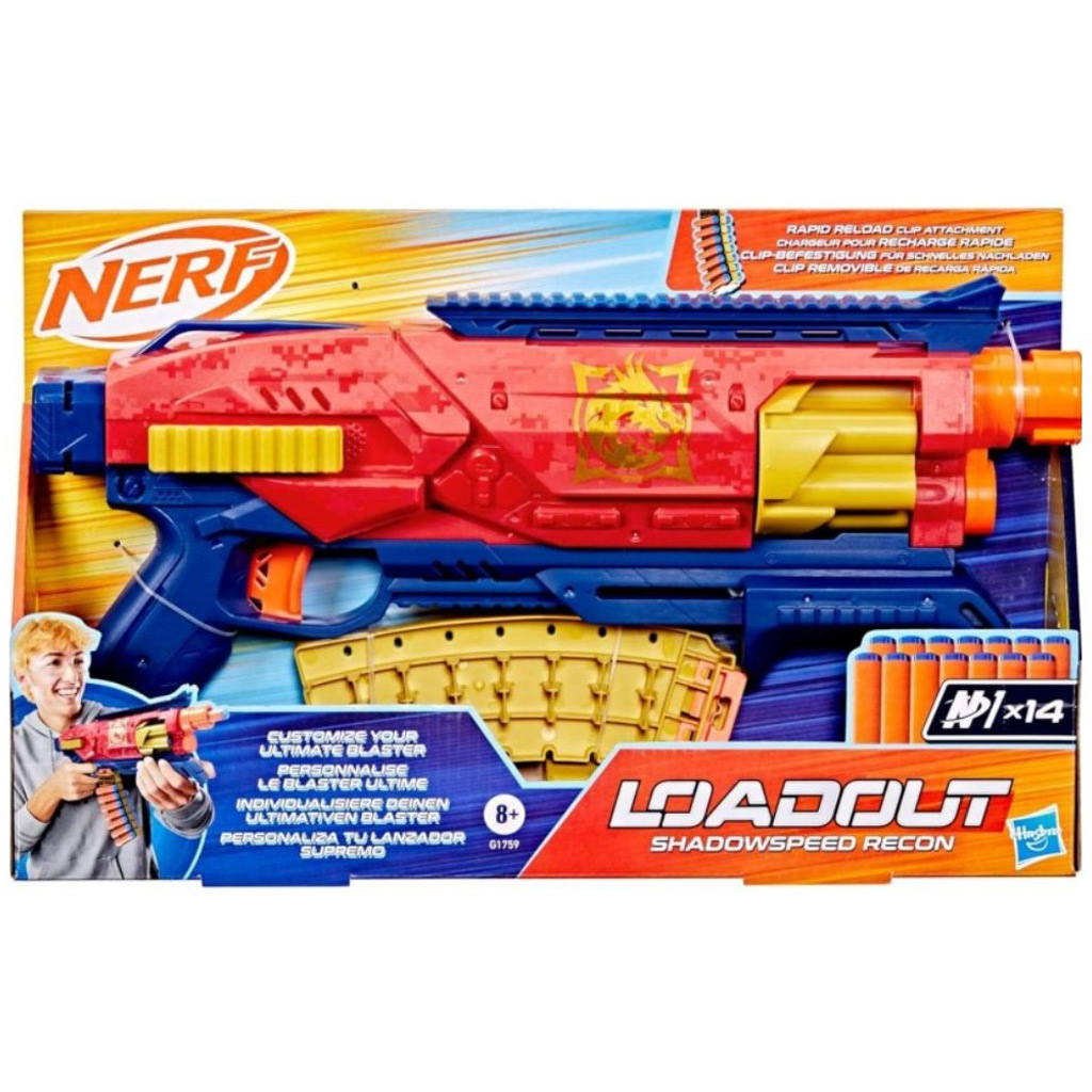 Nerf: Loadout Shadowspeed Recon Schaumstoff-Blaster – Hasbro