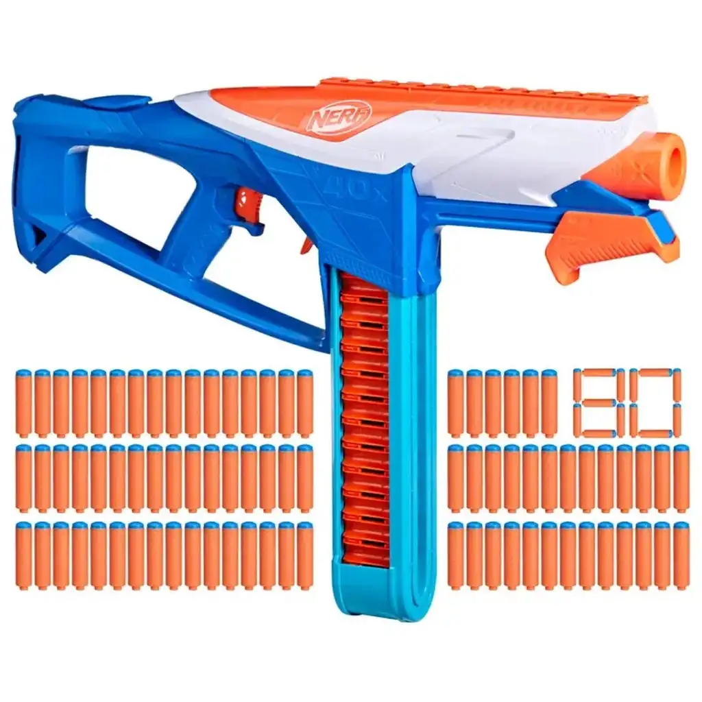Nerf: N-Series: Unendlicher Schaumstoffblaster mit 80 Schuss - Hasbro kép 2