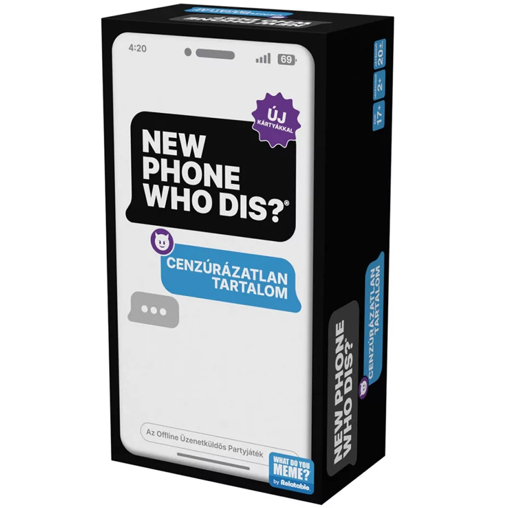 What do you meme? - New Phone, Who Dis? Unzensierter Inhalt, Partyspiel für Erwachsene