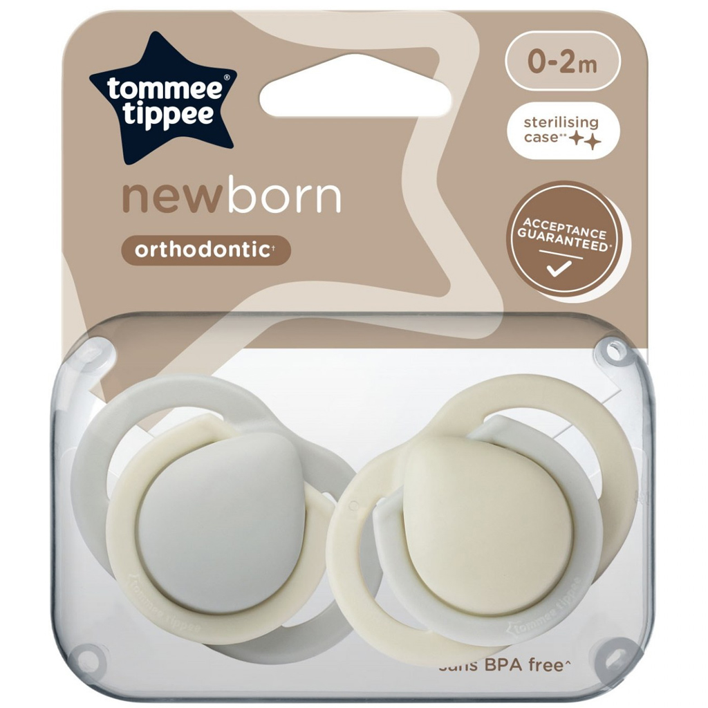 Tommee Tippee: Newborn újszülött cumi 2db-os szett többféle változatban (0-2 hó) kép 2