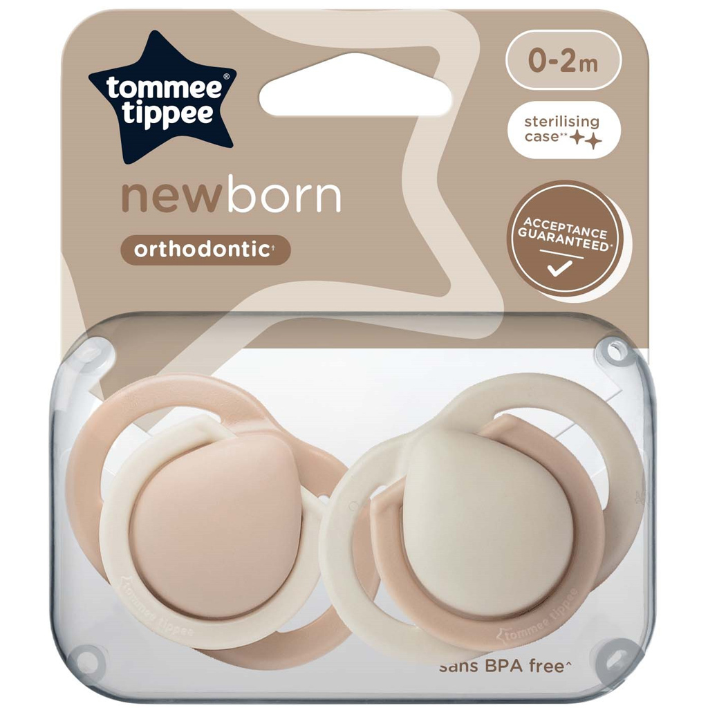 Tommee Tippee: Newborn újszülött cumi 2db-os szett többféle változatban (0-2 hó) kép 3