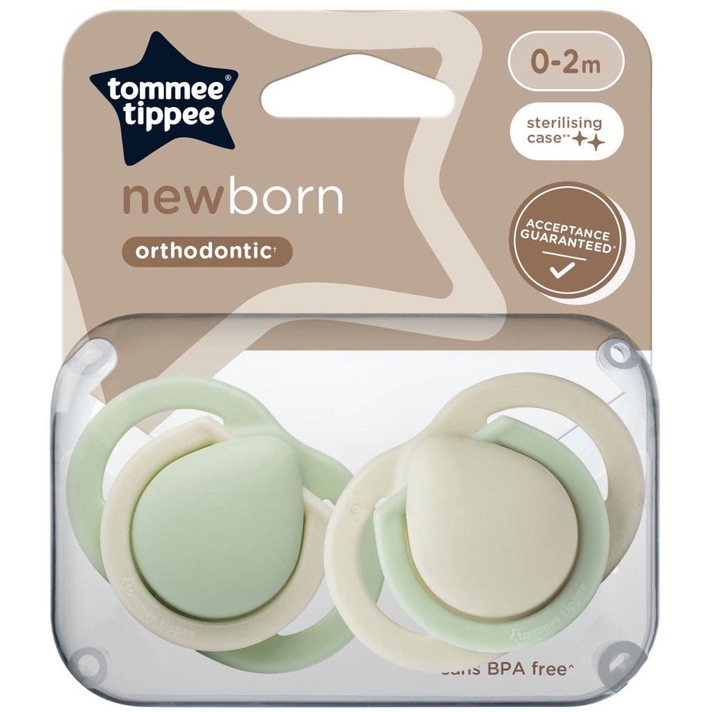 Tommee Tippee: Newborn újszülött cumi 2db-os szett többféle változatban (0-2 hó) kép 1